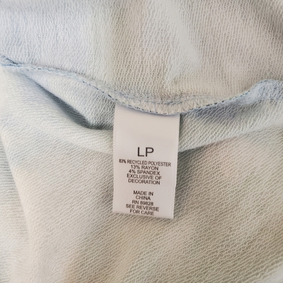 Logo Lounge Size LP Printed French Terry Tee Dress - Picture 5 of 5